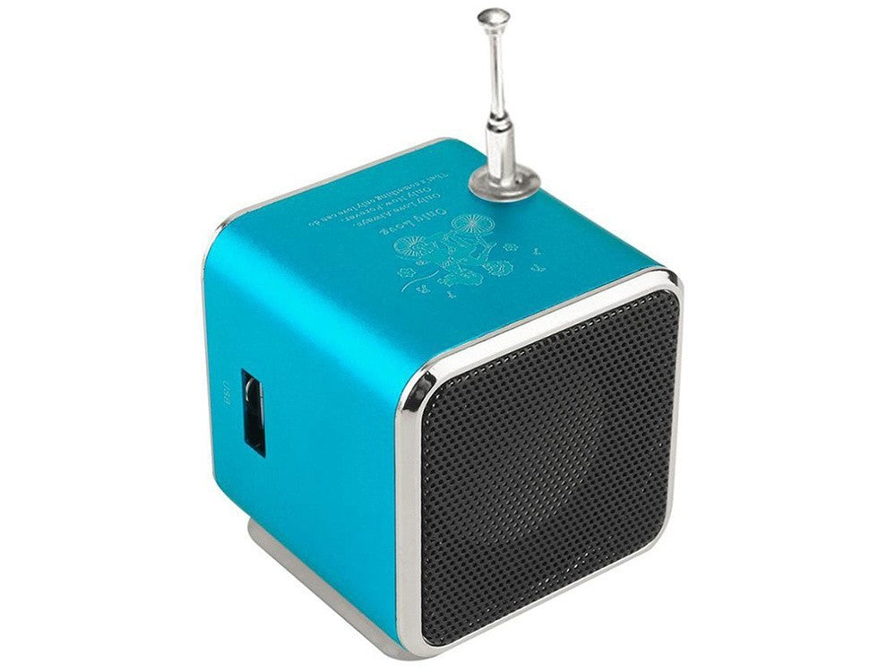 Mini Bluetooth Lautsprecher tragbar mit FM Radio USB AUX microSD