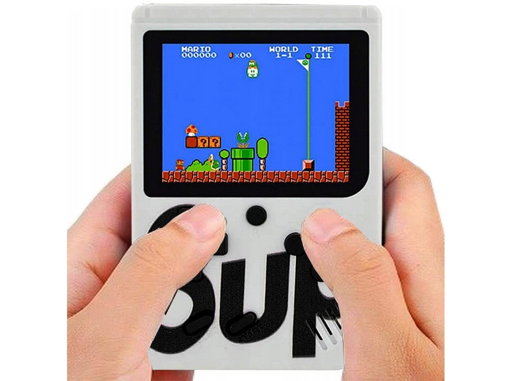 Retro Handheld Spielkonsole – Mini 3.0" LCD, 400 Klassiker Spiele, TV-Ausgang & 2-Spieler-Pad