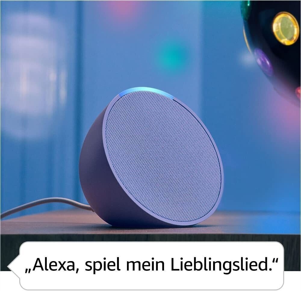 Echo Pop | Kompakter Alexa Smart Speaker mit vollem Klang & Bluetooth