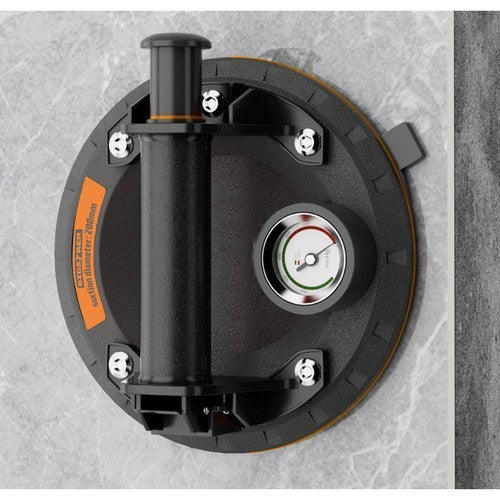 Vakuumsauger 200 kg mit Manometer und Pumpe – Saugheber für Fliesen, Glas, Spiegel und Platten