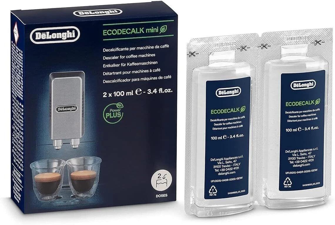 De'Longhi EcoDecalk Mini DLSC200 Entkalker 2x100ml Kaffee Maschine ☕