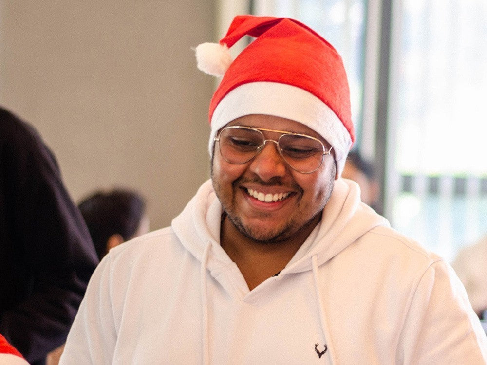 Weihnachtsmütze rot - unisex Größe - Nikolausmütze rot- für Weihnachten