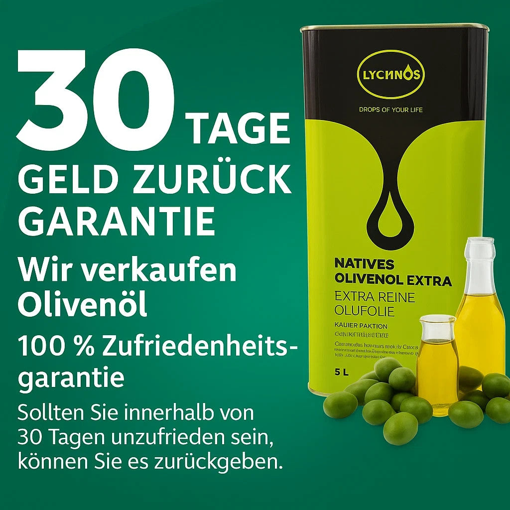 Lychnos Olivenöl Extra Nativ 5L Kaltgepresst aus Kreta Premium Qualität 🫒