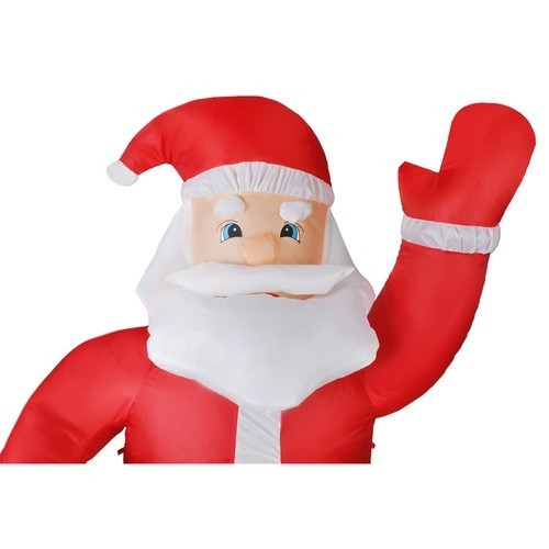 Aufblasbarer Weihnachtsmann 180 cm – LED Santa Deko mit Gebläse, IP44 wetterfest für Garten & Haus