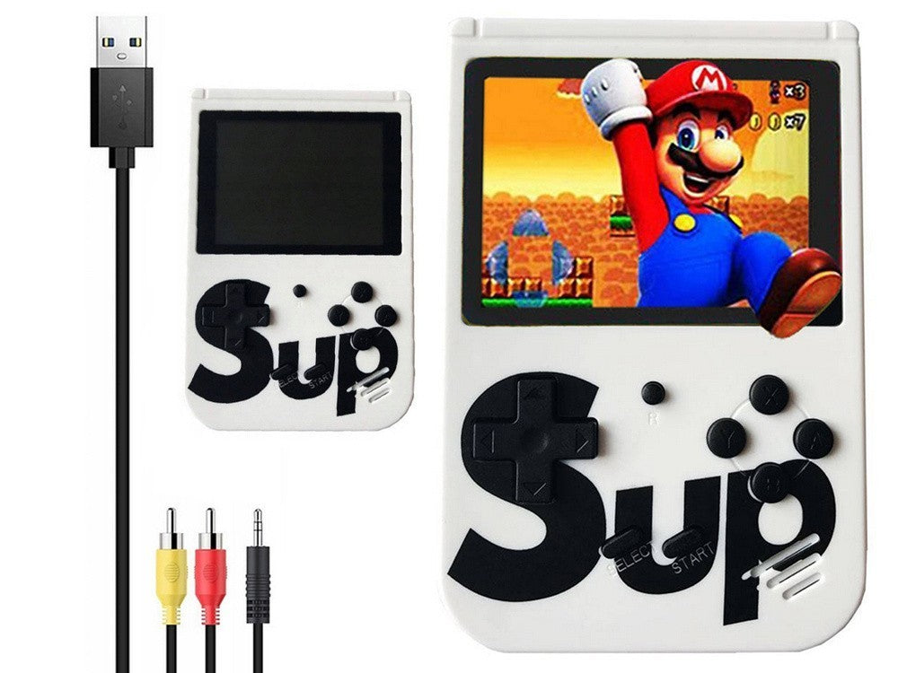 Retro TV Spielcontroller mit 400 Spielen – 3.0 Zoll LCD, AV Ausgang, 2 Spieler Gamepad (Konsole nicht enthalten)