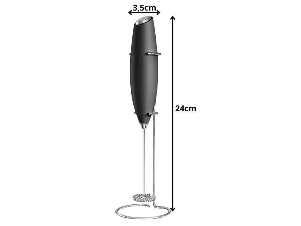 Milchaufschäumer Handmixer Mini Elektromixer mit Ständer für Kaffee Schaum