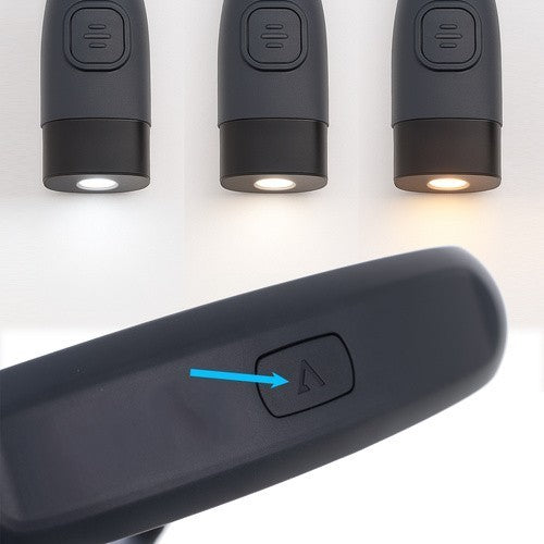 LED Halslampe zum Lesen–Wiederaufladbare USB-C Leselampe mit 3 Lichtmodi