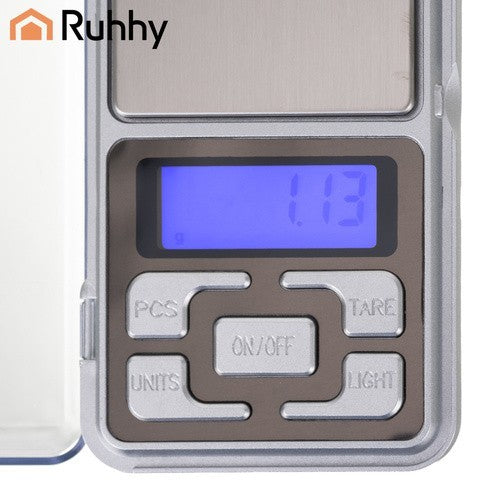 Digitale Feinwaage 0,1g bis 500g – Präzisionswaage Taschenwaage mit LCD Display