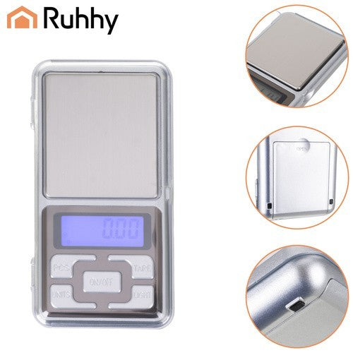 Digitale Feinwaage 0,1g bis 500g – Präzisionswaage Taschenwaage mit LCD Display