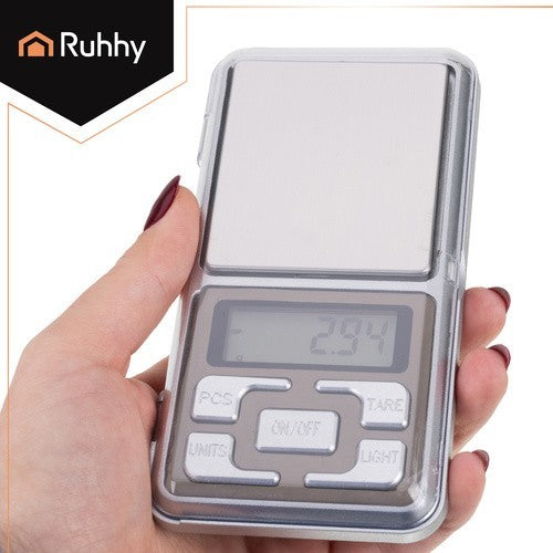 Digitale Feinwaage 0,1g bis 500g – Präzisionswaage Taschenwaage mit LCD Display