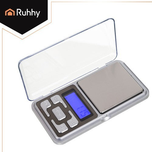 Digitale Feinwaage 0,1g bis 500g – Präzisionswaage Taschenwaage mit LCD Display