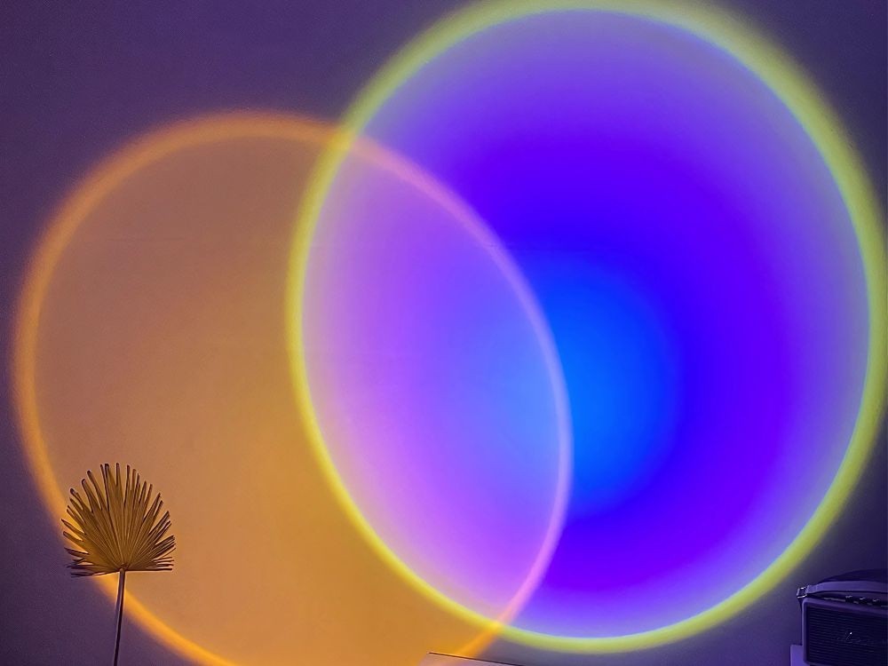 RGB Sunset Projektor Lampe LED USB mit Fernbedienung – Atmosphärenlicht