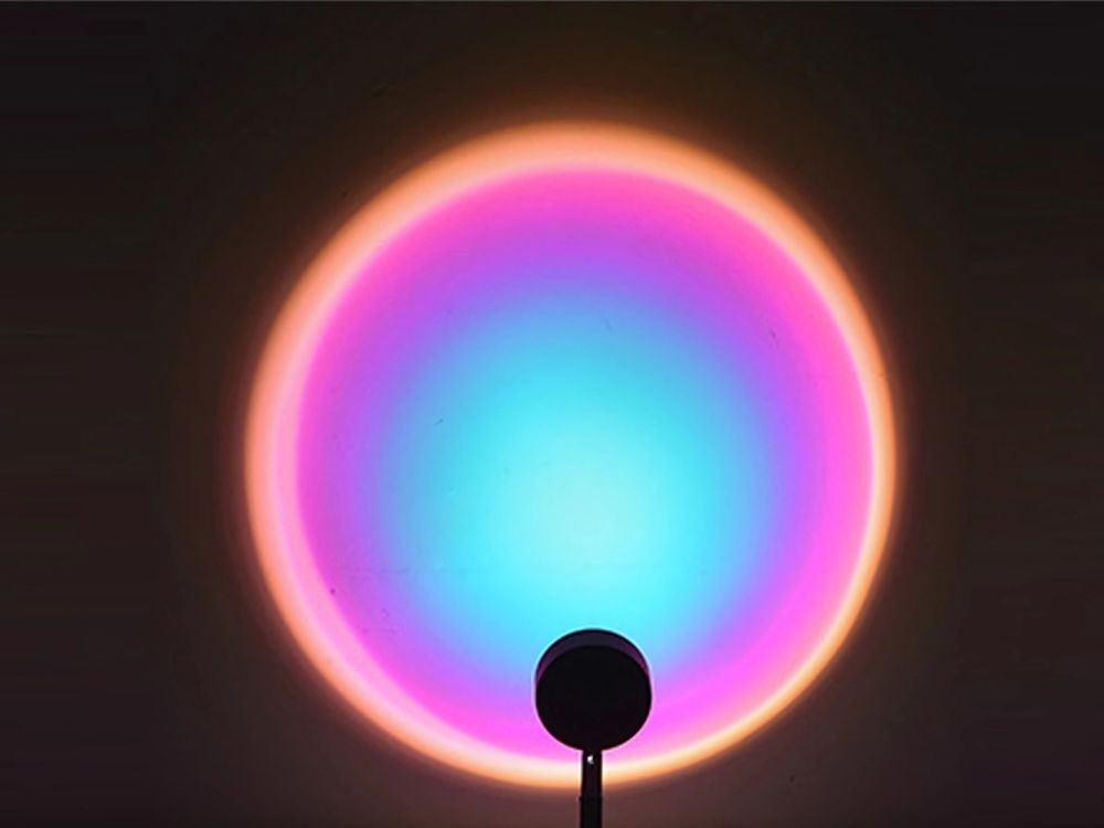 RGB Sunset Projektor Lampe LED USB mit Fernbedienung – Atmosphärenlicht