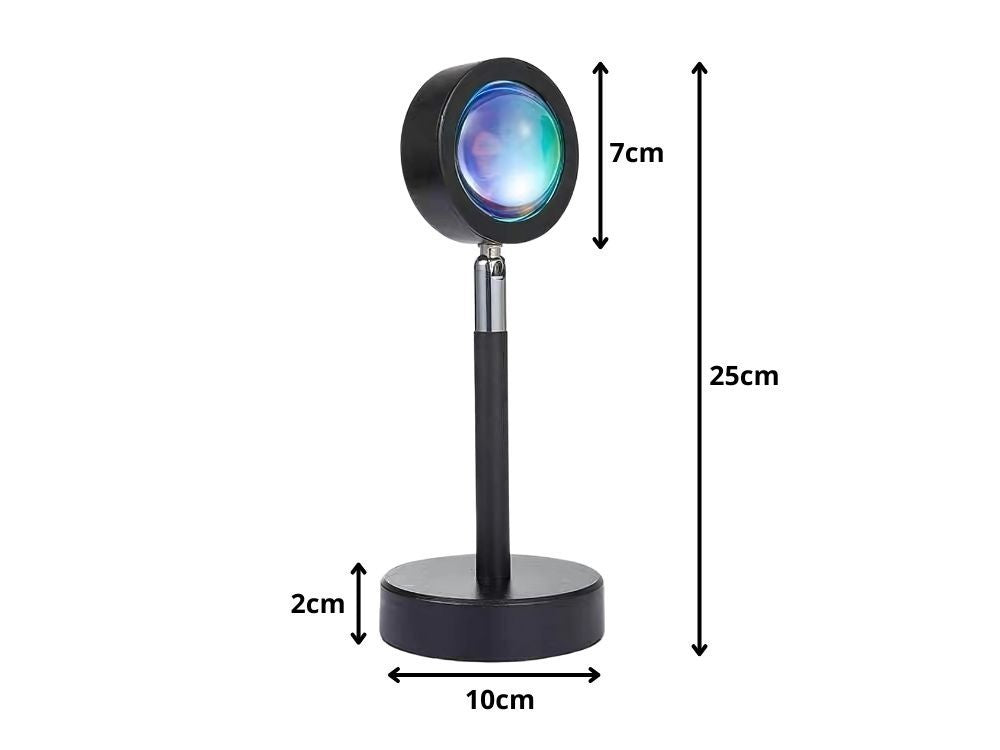 RGB Sunset Projektor Lampe LED USB mit Fernbedienung – Atmosphärenlicht