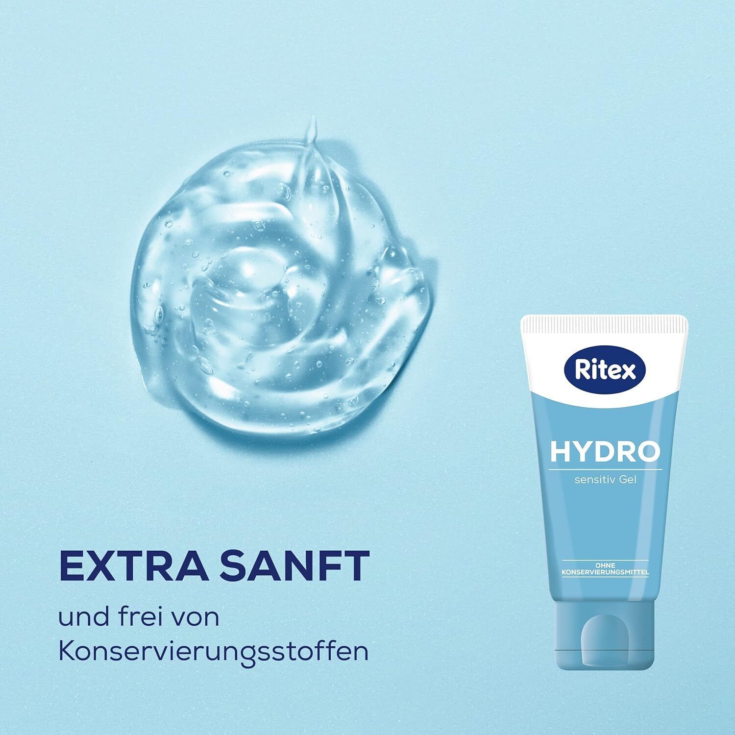 Ritex Hydro, Sensitiv Gel, 100 ml (2x50ml), Made in Germany