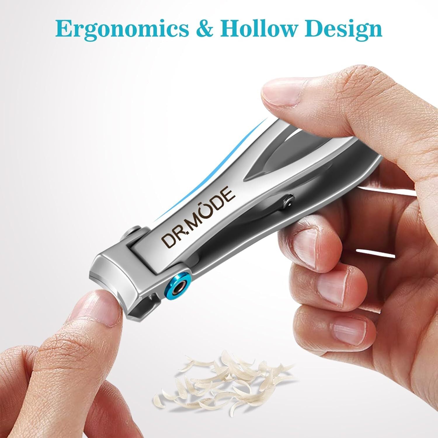 Nagelknipser für dicke Nägel - DRMODE Wide Kieferöffnung Edelstahl Fingernagel