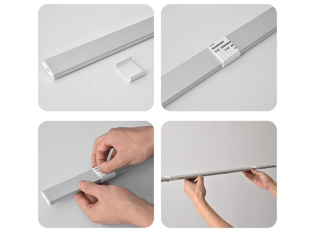 LED Unterbauleuchte 30 cm USB wiederaufladbar mit Bewegungsmelder und Dämmerungssensor