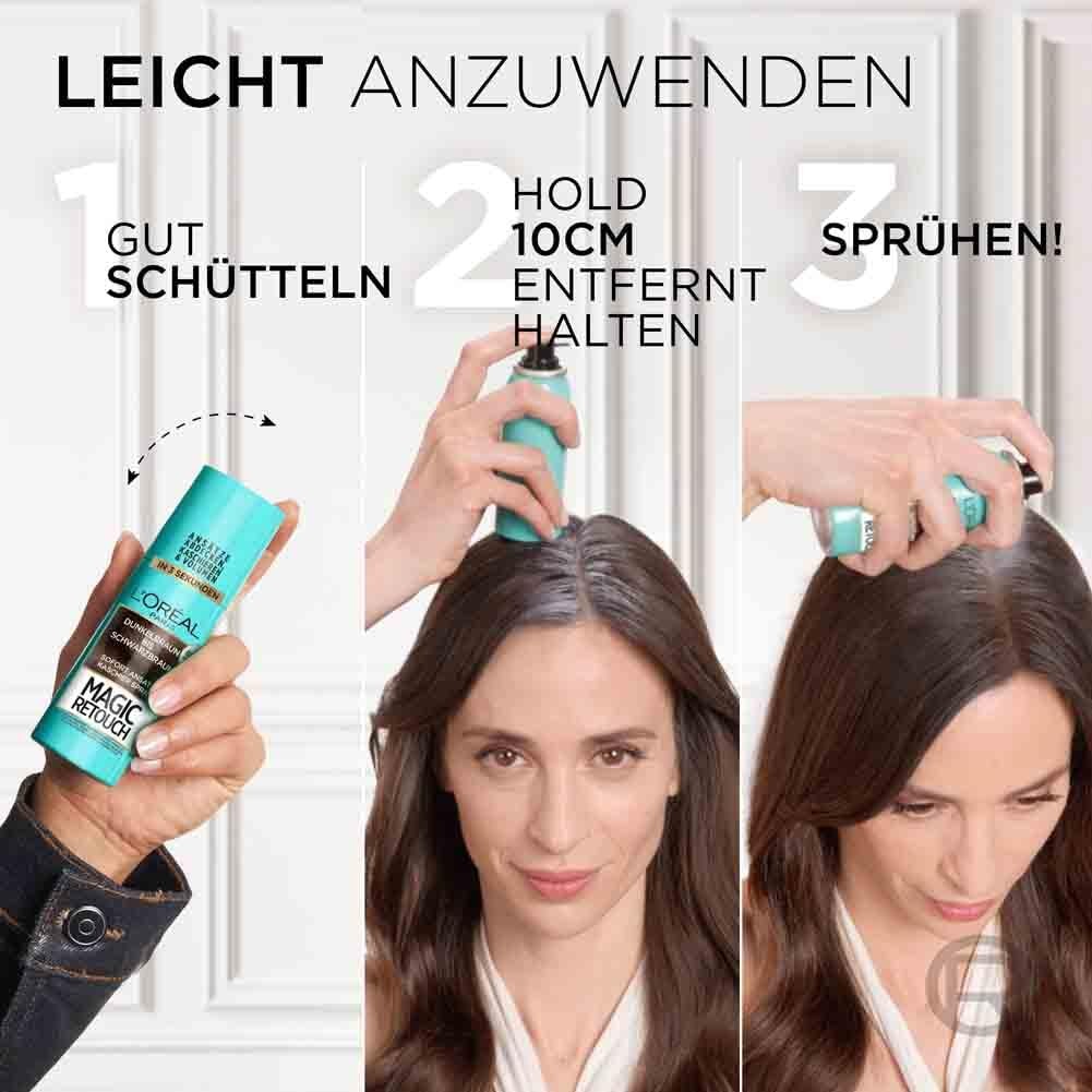 L'Oréal Paris Magic Retouch Ansatz Kaschierspray Schwarz 75ml