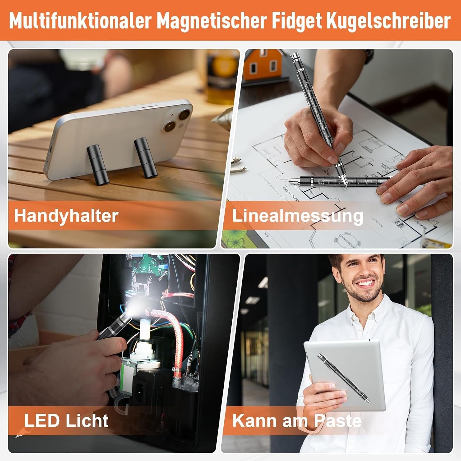 Dusor Geschenke für Männer, Adventskalender Füllung, Magnetischer Stress Stift