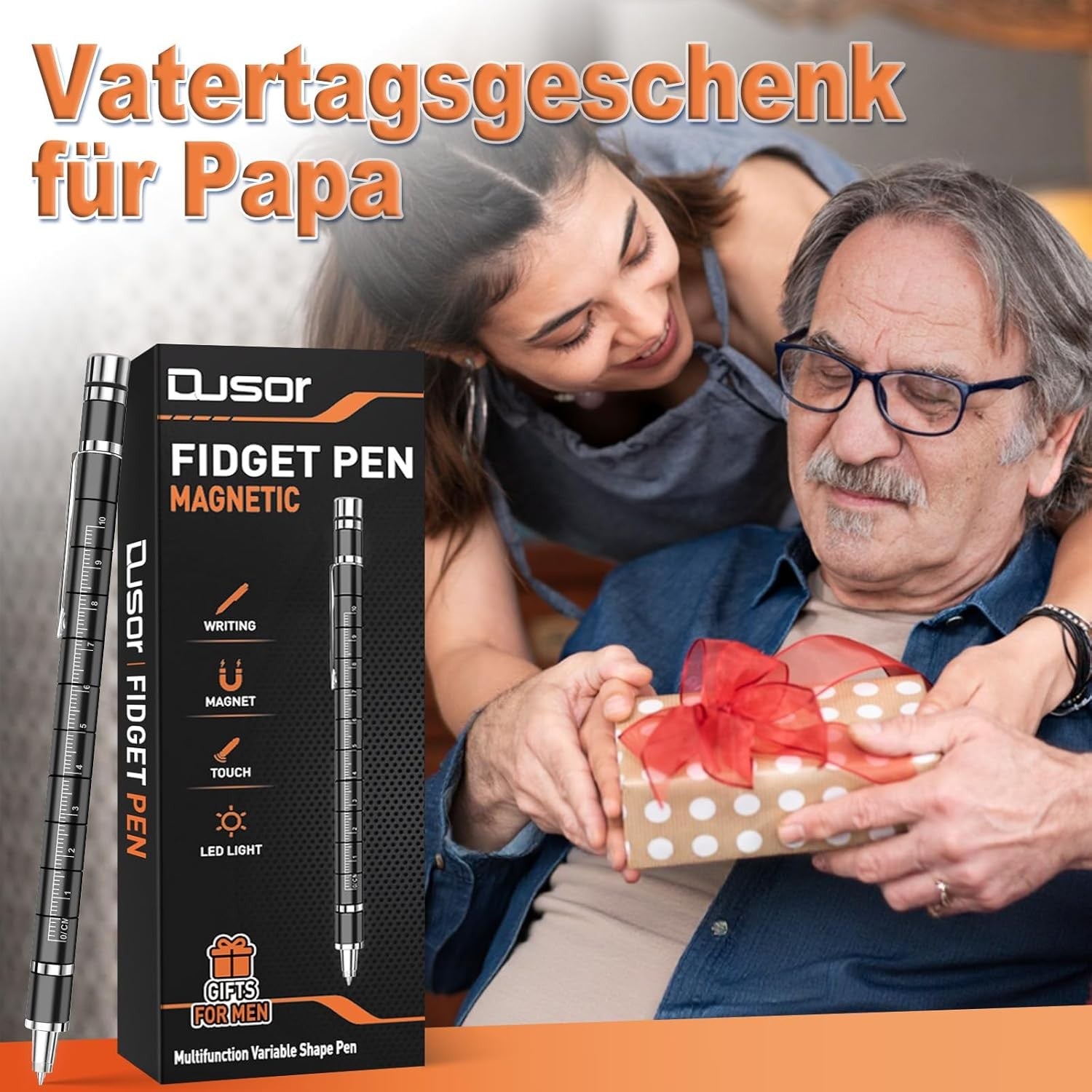 Dusor Geschenke für Männer, Adventskalender Füllung, Magnetischer Stress Stift