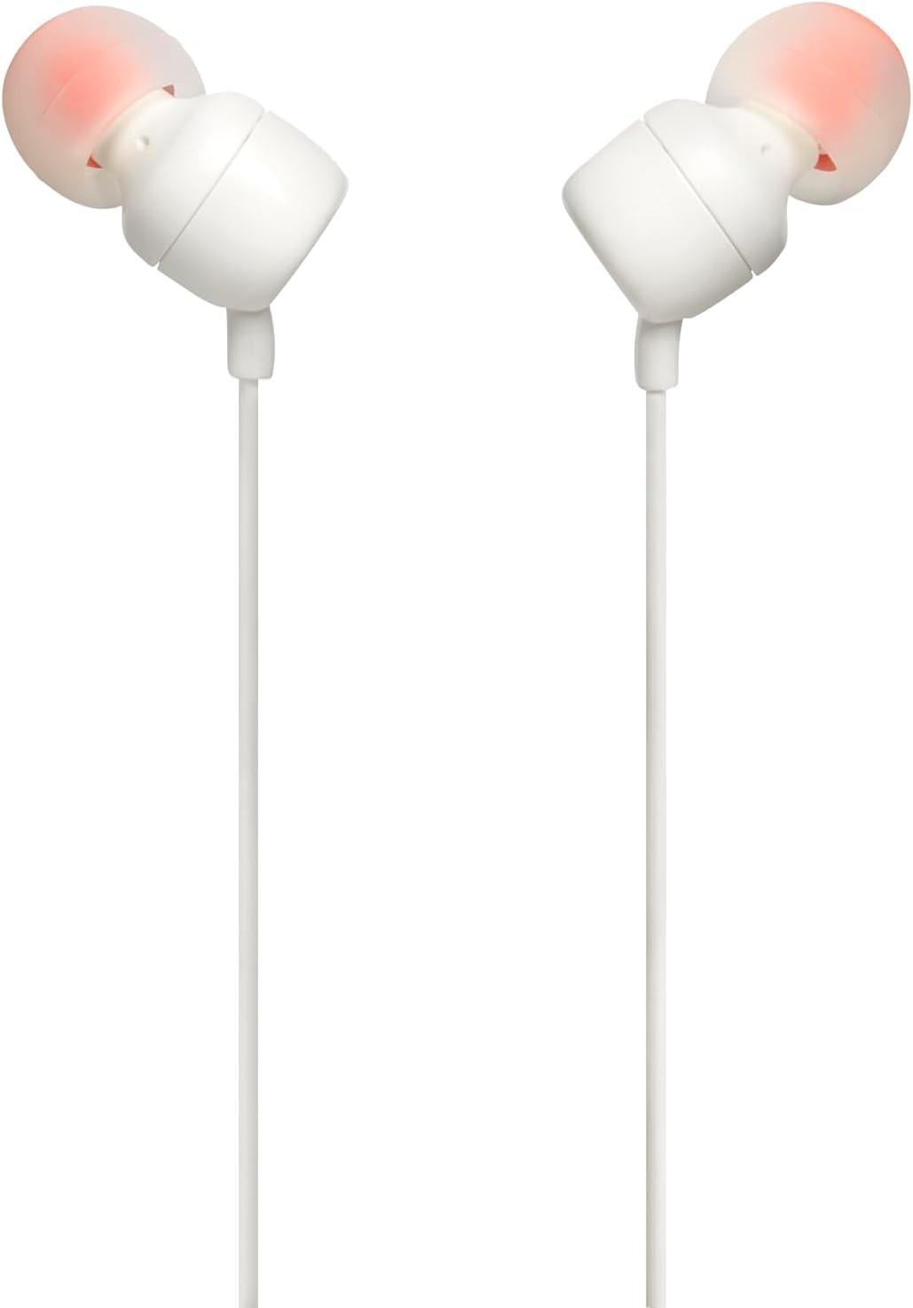 JBL T110 In-Ear Kopfhörer Weiß – Pure Bass Sound mit 3,5 mm Klinke & Mikrofon 🎧