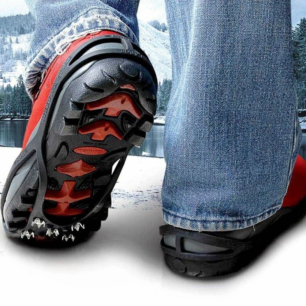 Kinder Schuhspikes 5 Metallzähne – Rutschfeste Eiskrallen für Schuhe | Anti-Rutsch Schneespikes für Eis & Schnee
