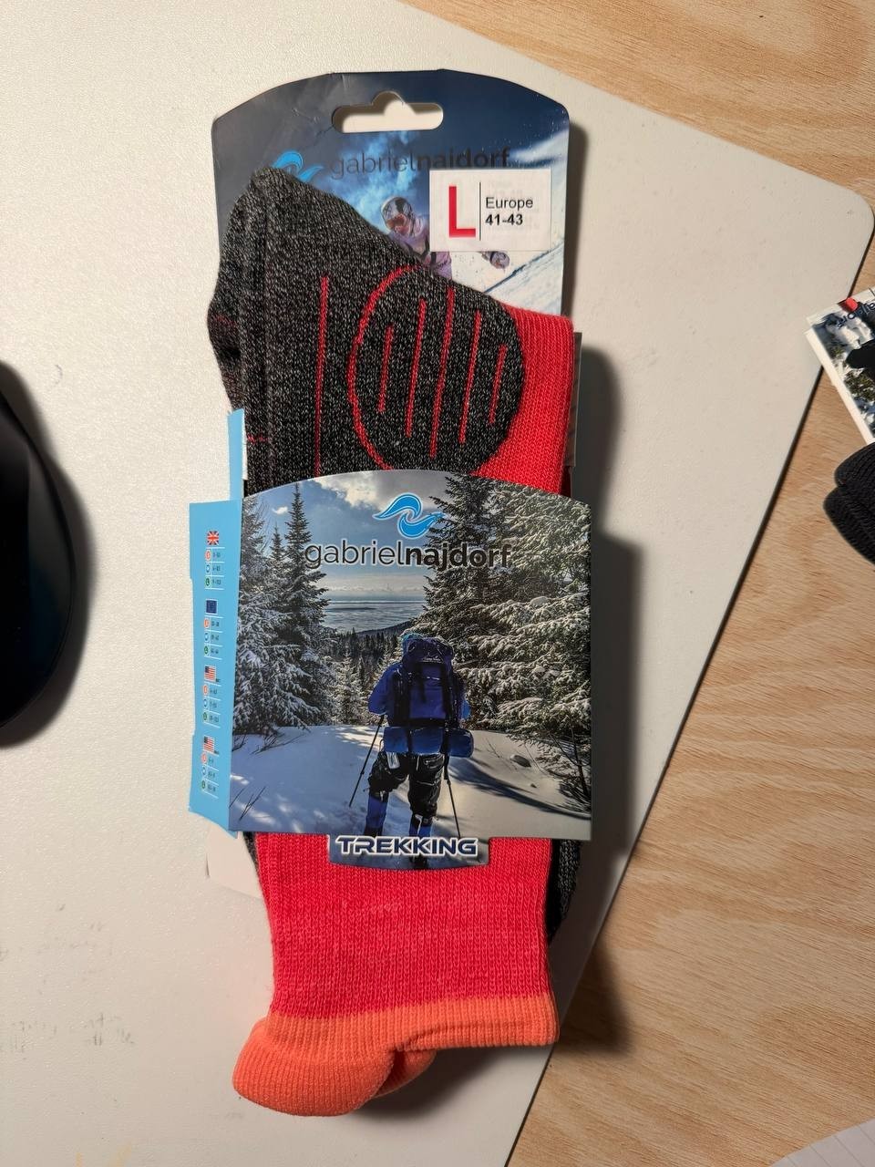 Gabriel Najdorf Trekking Socken Coolmax Thermolite Wandern Outdoor