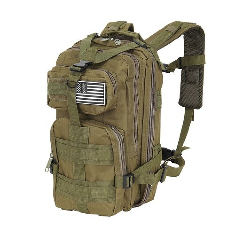 Militär Rucksack 26L – Outdoor Trekking Rucksack mit MOLLE-System und 5 Fächern