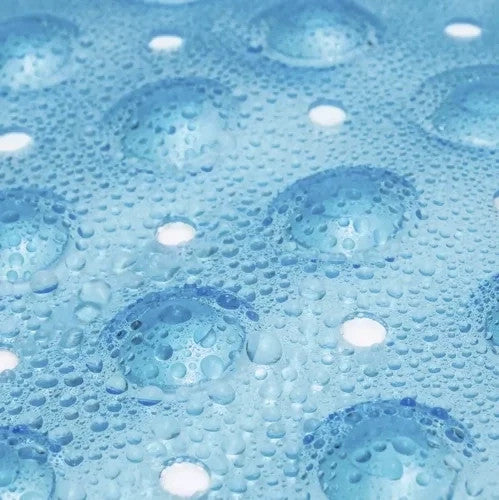 Badewannenmatte Antirutschmatte 100x40 cm Blau Rutschmatte mit Saugnäpfen