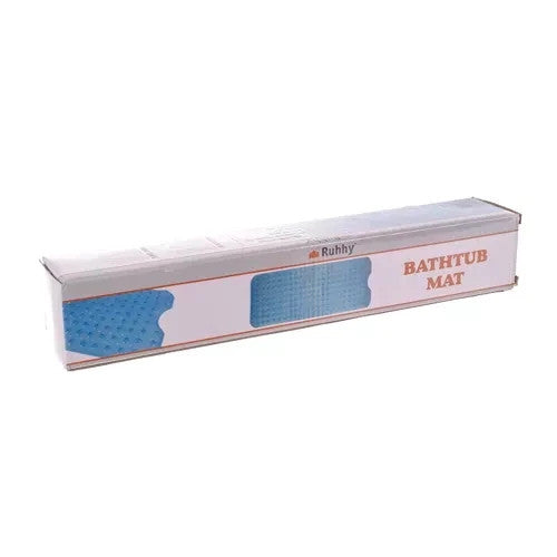 Badewannenmatte Antirutschmatte 100x40 cm Blau Rutschmatte mit Saugnäpfen