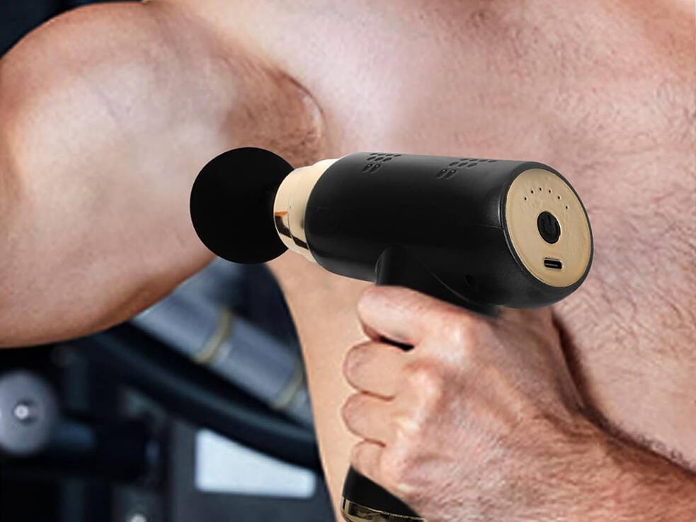 Mini Massagepistole mit 6 Stufen – Elektrisches Muskel Massagegerät USB-C