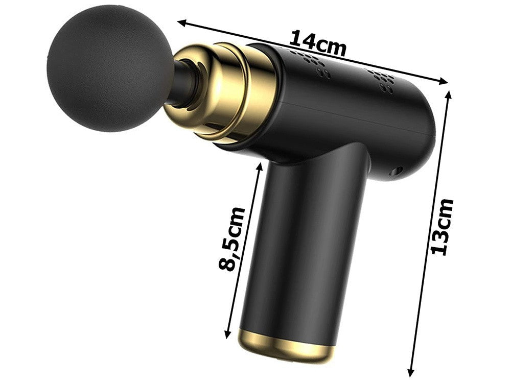 Mini Massagepistole mit 6 Stufen – Elektrisches Muskel Massagegerät USB-C