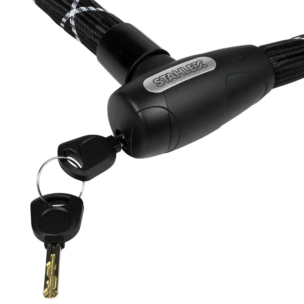 Fahrrad Faltschloss 100cm Gelenkschloss 22mm Panzerschloss 2 Schlüssel  8720812511472