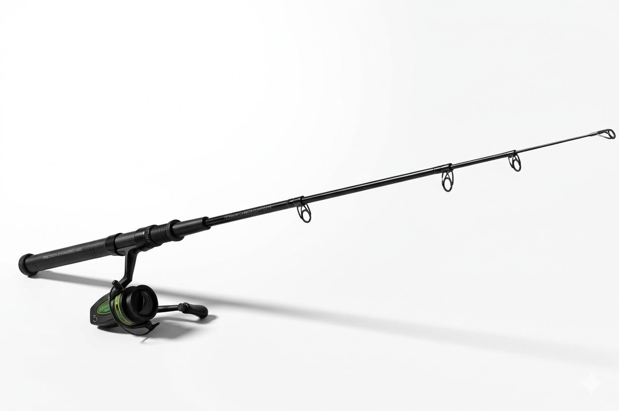 Angelset Teleskop Rute 165cm Rolle Set Haken Schwimmer Angeln