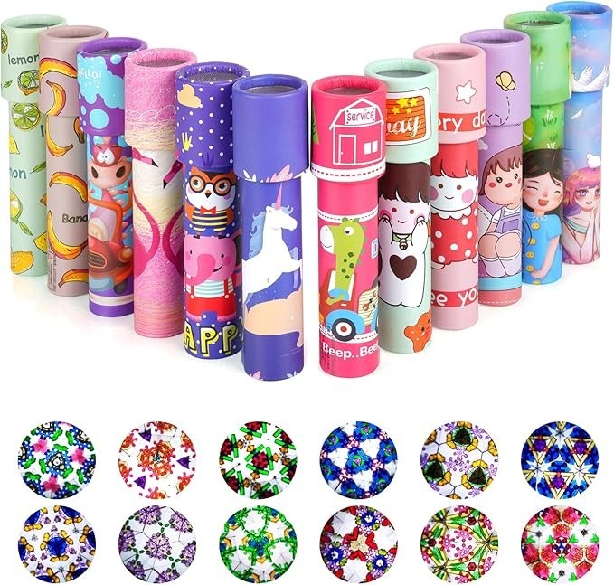 Klasischer Retro Kaleidoskop Spielzeug Kinder Mitgebsel Zufallsfarbe 1 Stk