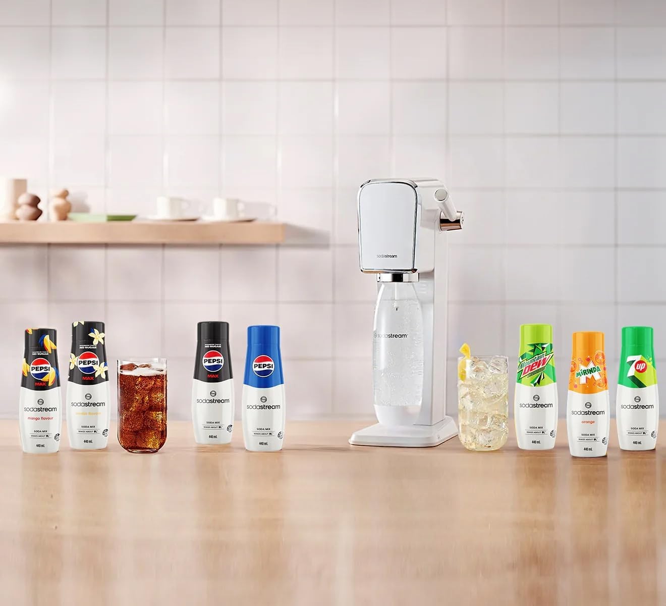 SodaStream Sirup Pepsi Zero 440ml – Für 9L Fertiggetränk Zuckerfrei
