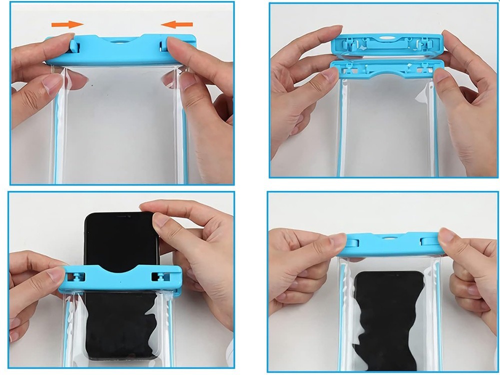 Wasserdichte Handyhülle 6,5 Zoll mit Band – Smartphone Schutz für Strand & Pool - Outdoor Schutz