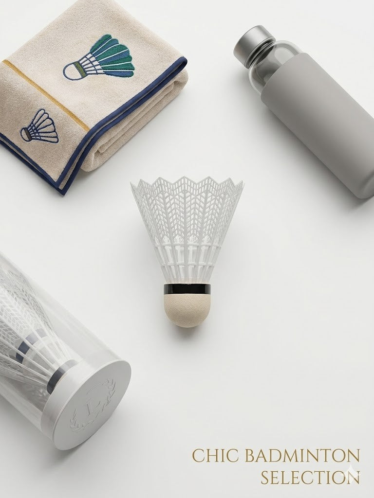 Badminton Federbälle weiß Shuttlecocks stabil Outdoor Freizeit 1 oder 5 Stück