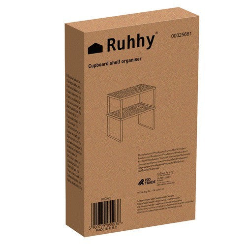 Bambus Gewürzregal 2er Set Küchenregal Organizer Standregal Küche