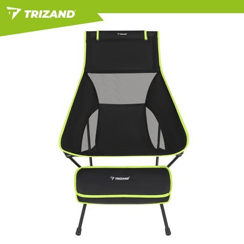 Angelstuhl faltbar Campingstuhl schwarz 120kg mit Tragetasche