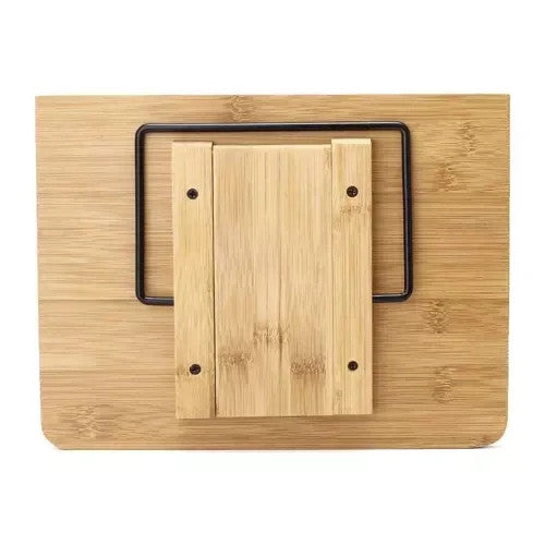 Buchständer Bambus verstellbar Tablet Laptop Halter klappbar