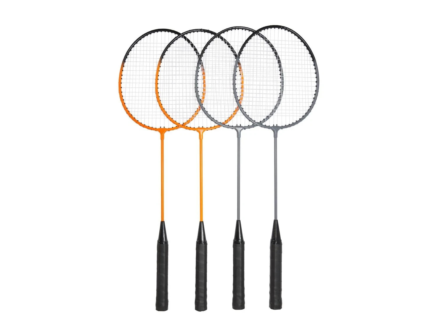 CRIVIT Badminton Set Federball 4 Spieler Schläger Bälle Tasche Outdoor