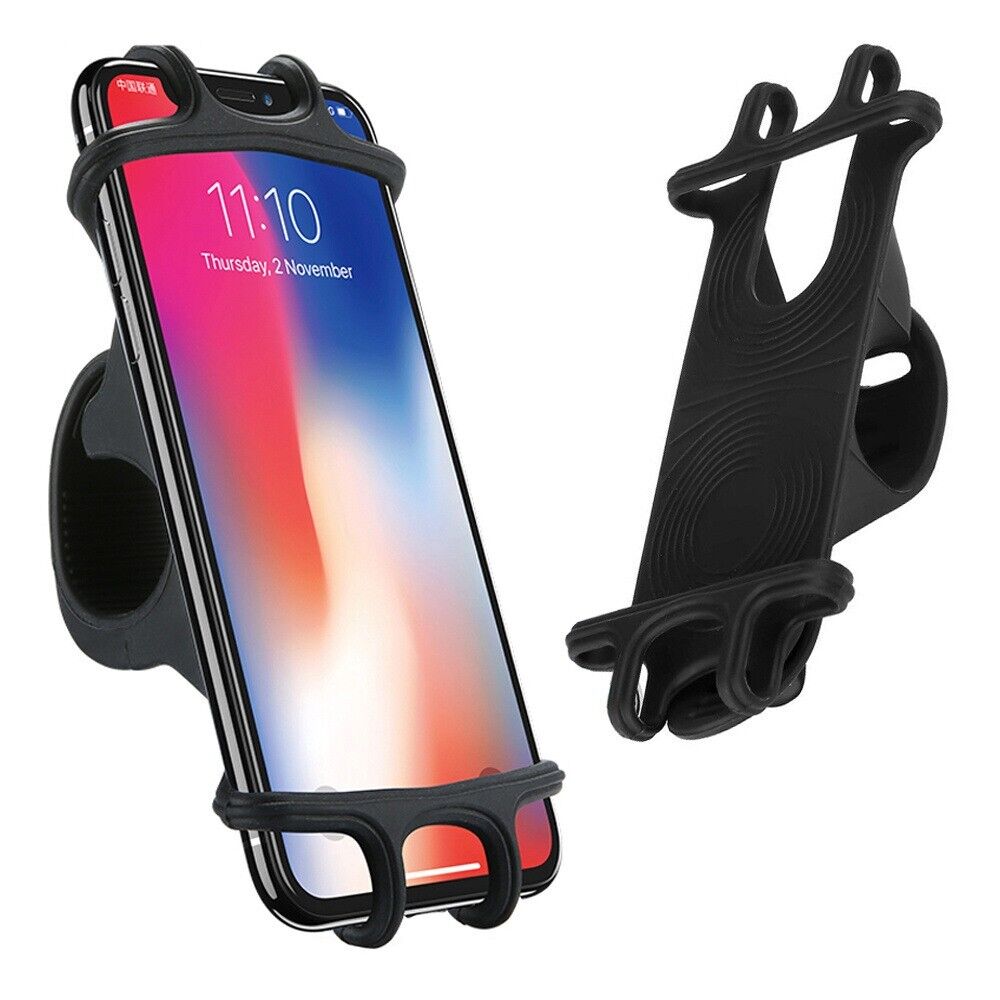 Fahrrad Handyhalterung aus Silikon – Universal Lenkerhalter für Smartphones von 4 bis 6,5 Zoll für Fahrrad und Motorrad