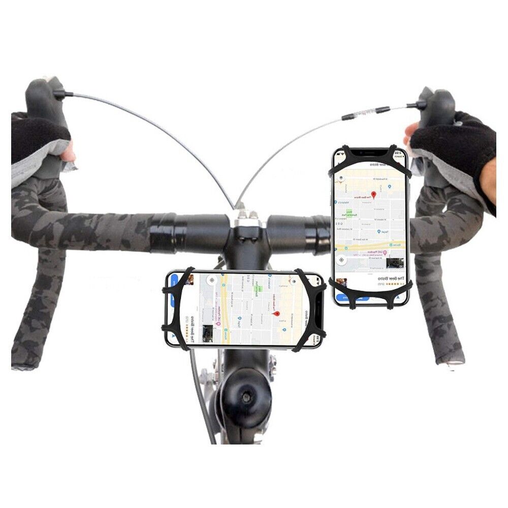Fahrrad Handyhalterung aus Silikon – Universal Lenkerhalter für Smartphones von 4 bis 6,5 Zoll für Fahrrad und Motorrad