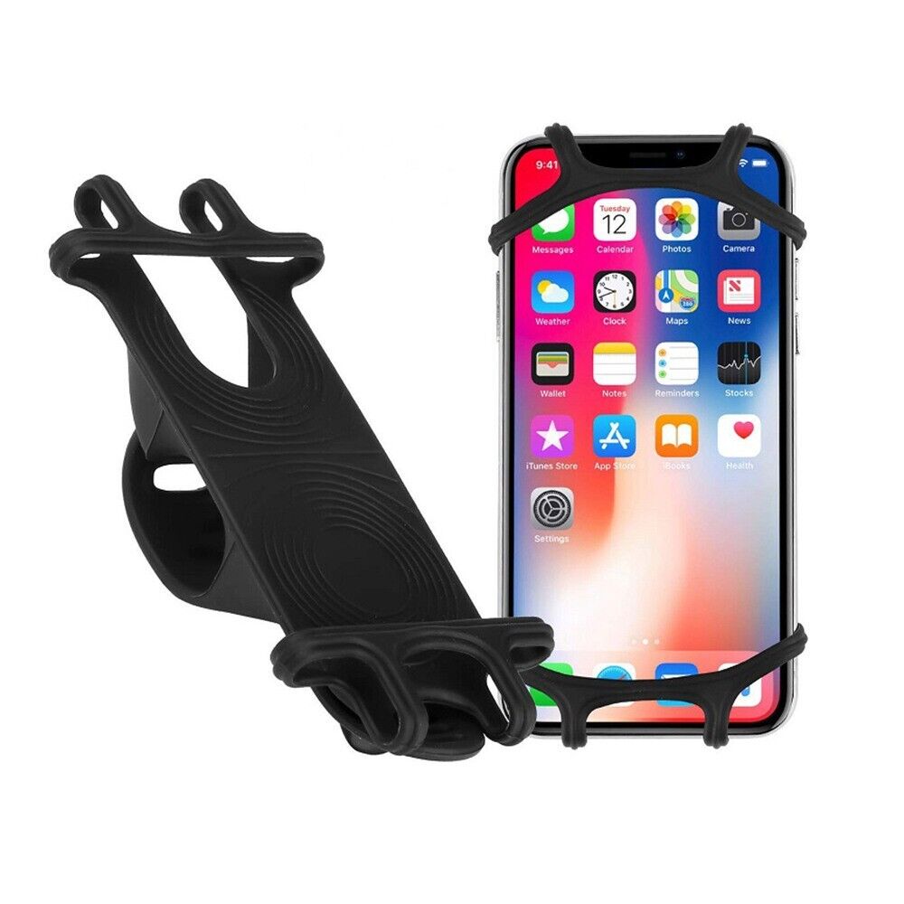 Fahrrad Handyhalterung aus Silikon – Universal Lenkerhalter für Smartphones von 4 bis 6,5 Zoll für Fahrrad und Motorrad