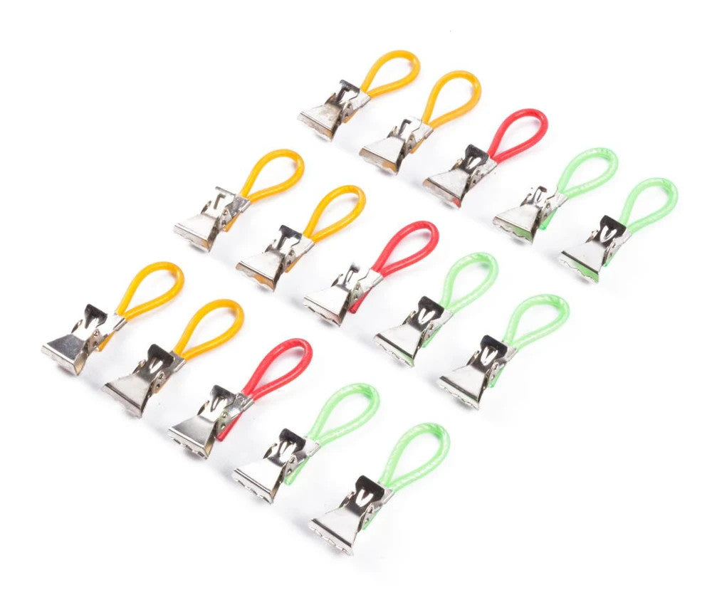 Handtuchclips 15 Stück Handtuchhalter Handtuchklammer Aufhänger Bunt Set