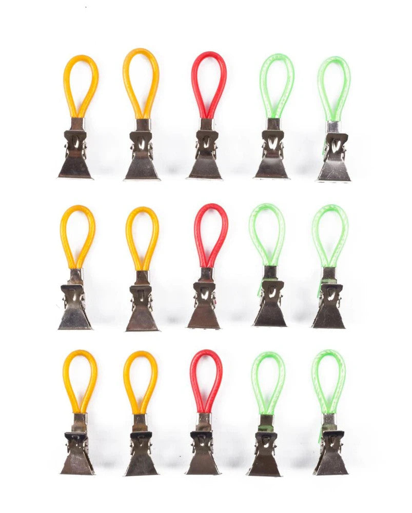 Handtuchclips 15 Stück Handtuchhalter Handtuchklammer Aufhänger Bunt Set