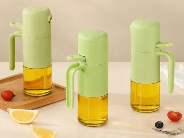 Ölsprüher 210 ml aus Glas – Ölzerstäuber für Olivenöl, Essig und feinen Sprühnebel