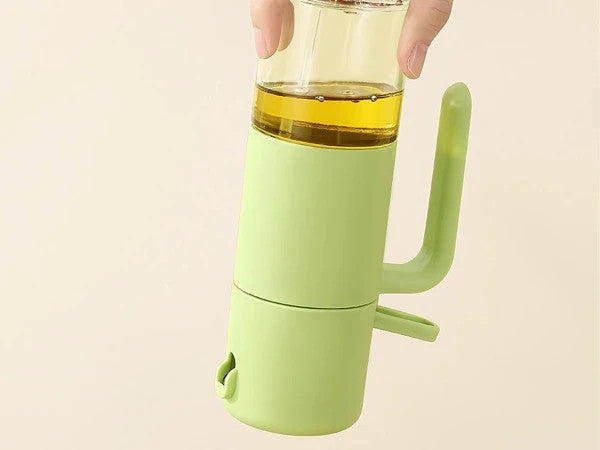 Ölsprüher 210 ml aus Glas – Ölzerstäuber für Olivenöl, Essig und feinen Sprühnebel