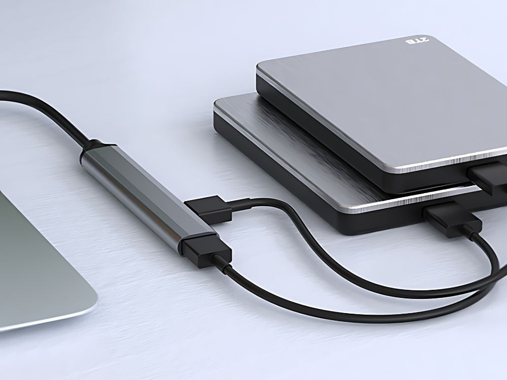 USB Hub 4 Port USB 3.0 Verteiler Adapter Splitter 5Gbps für PC Laptop